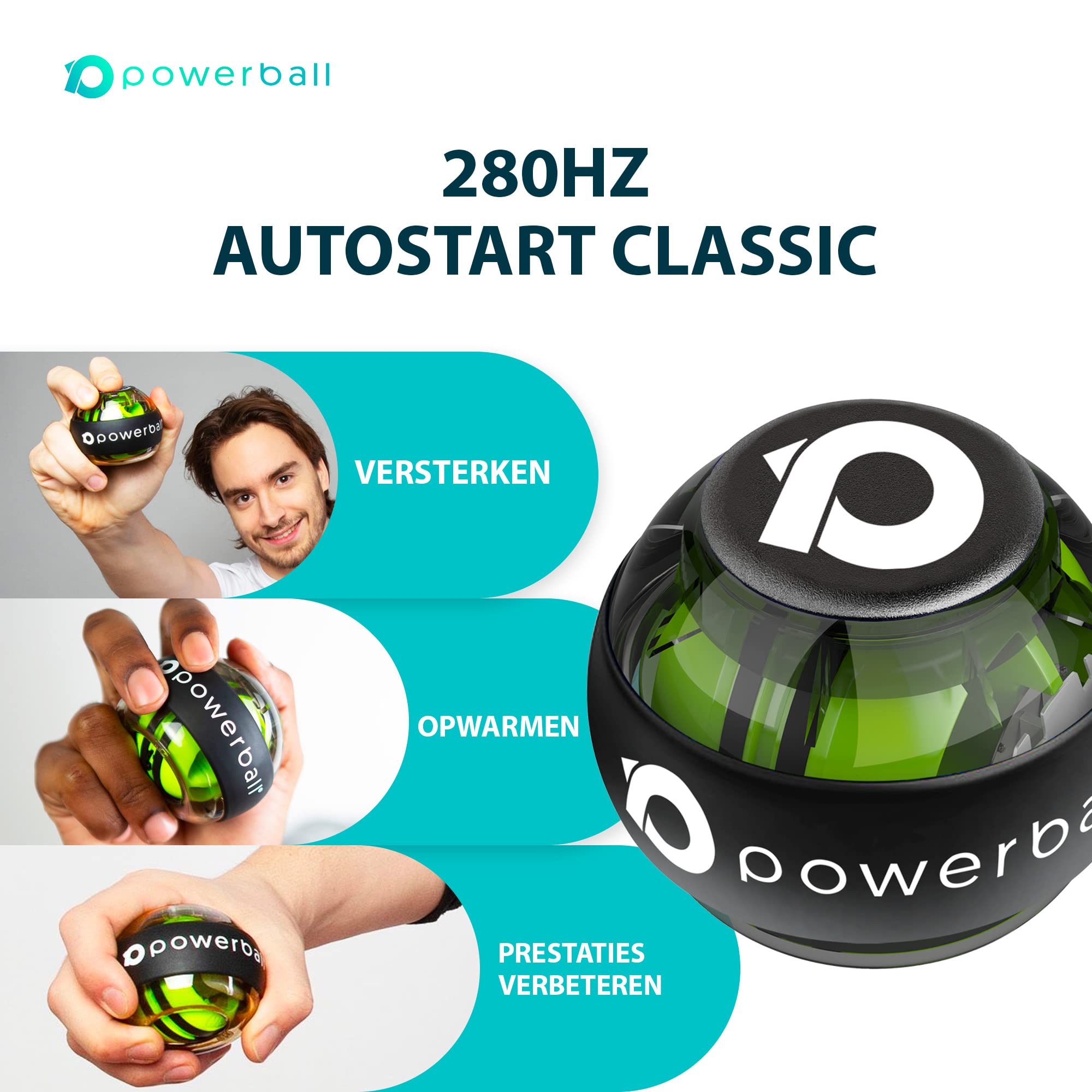 Powerball Autostart Range - Handsterkte, gripsterkte, polsblessure en