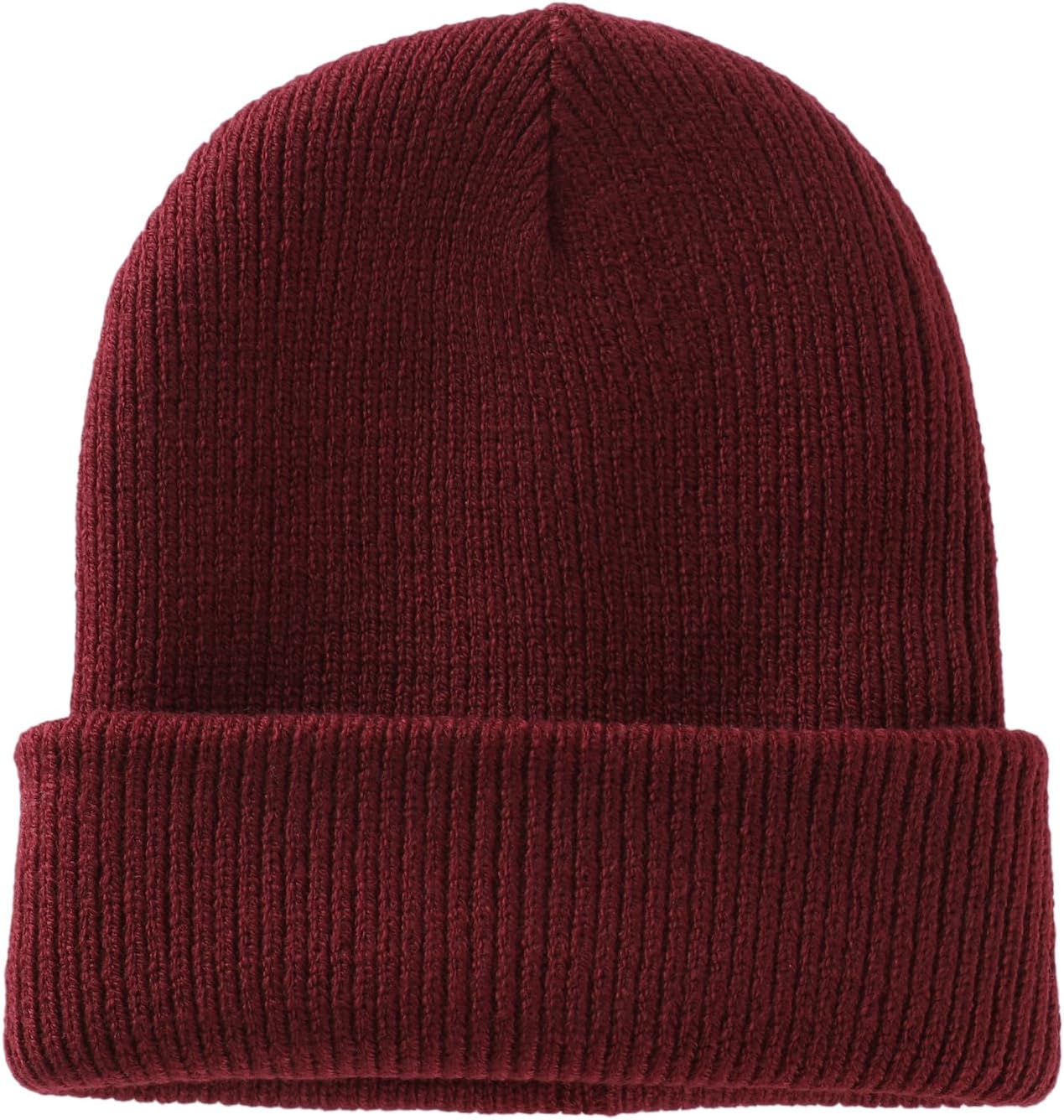 Home Prefer Mens Winter Hats Thick Knit Cuff Beanie Cap Warm Stocking Beanie Hat for Men Women Hunting Fishing Gardening - Image 8