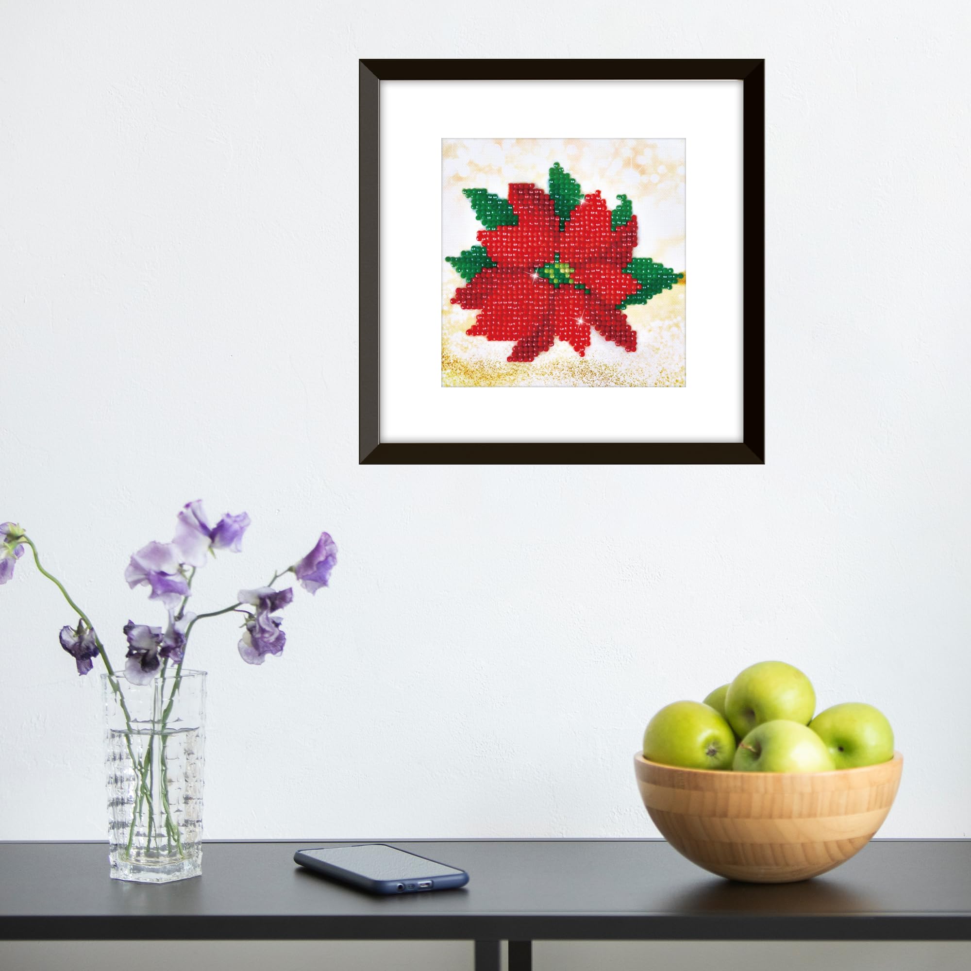 Christmas Diamond Painting Kit For Adults - 12x16 Inch, Full Round Drill, DIY Sparkling Home Decor Art