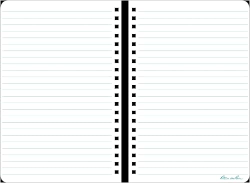 Miniatura 3 de Rite in the Rain Cuaderno de espiral lateral resistente a la intemperie, 4.625 x 7 pulgadas, cubierta amarilla, patrón de diario, paquete de 3 (No.