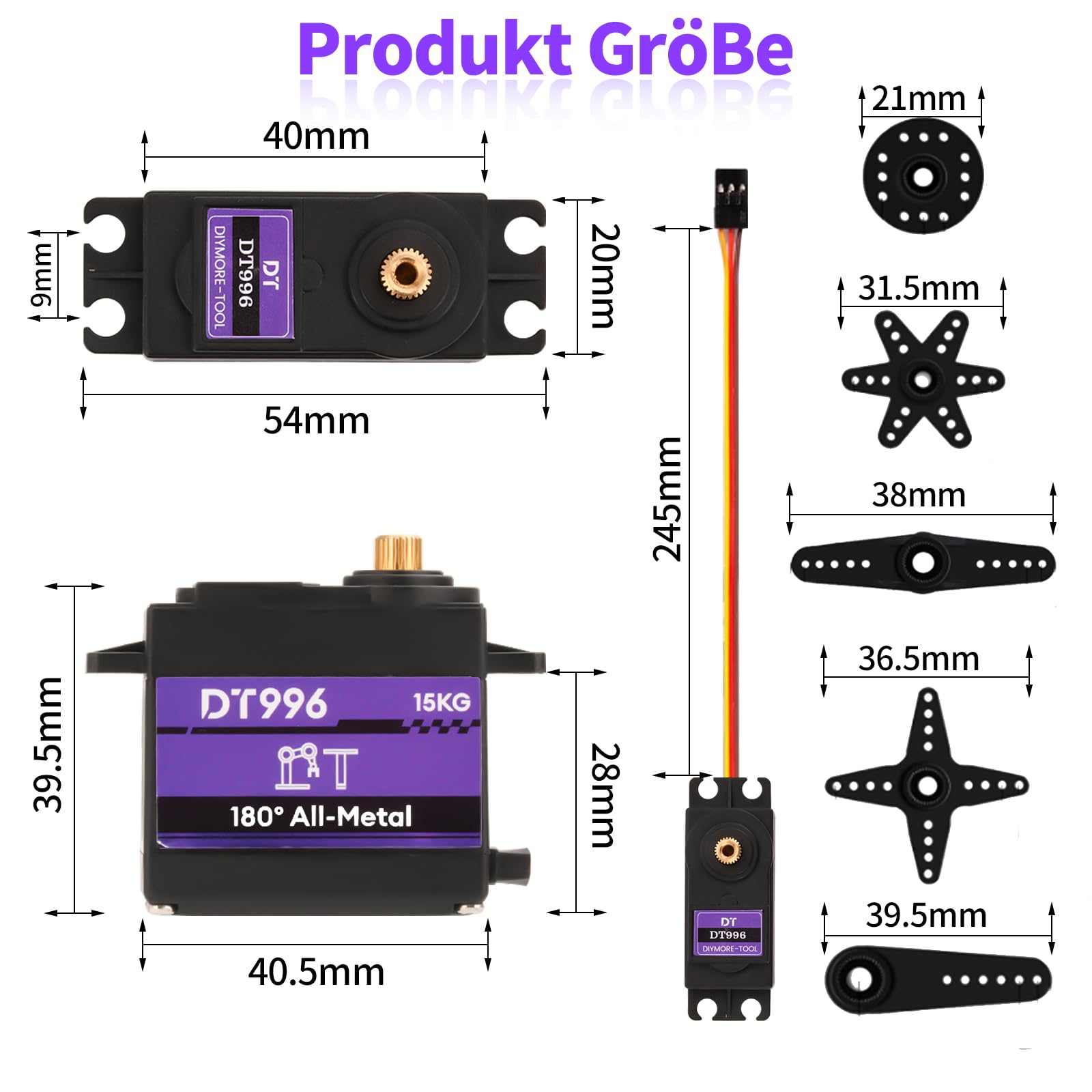 DFRobot Waterdichte digitale servo met hoog koppel en magnetische