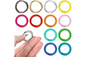 12Pcs Round Carabiner Clips, Premium Quality 1-Inch