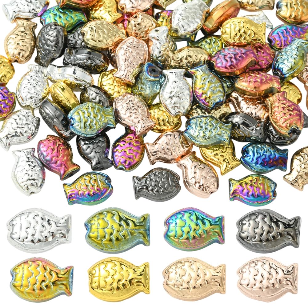 Perles en verre pour fabrication bijoux sans manque de couleurs avec 8 nuances d'été