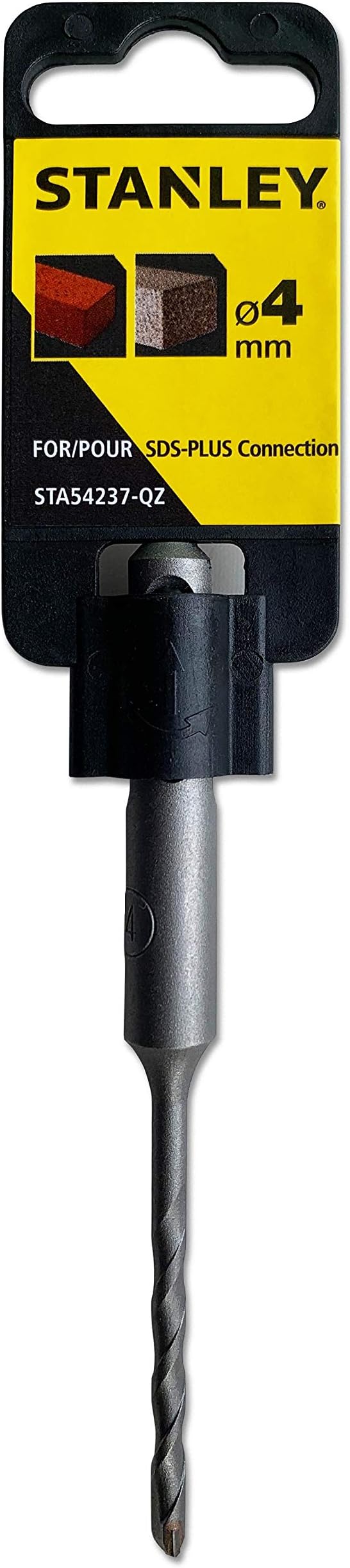 Stanley 3 Brocas Para Piedra Con Vástago De 3 Caras, ø 5, 6, 8mm