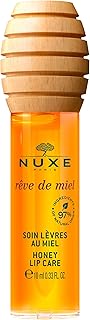 Nuxe Rêve de Miel Honey Lip Gloss With Vitamin E and Lavender for Moisturized Shiny Lips, 97 Percent Natural, 0.33 Fl Oz