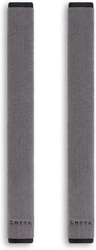 Capa para Cinto de Segurança Dryva Extra Longa em Microfibra Impermeável Cinza – Pacote com 2