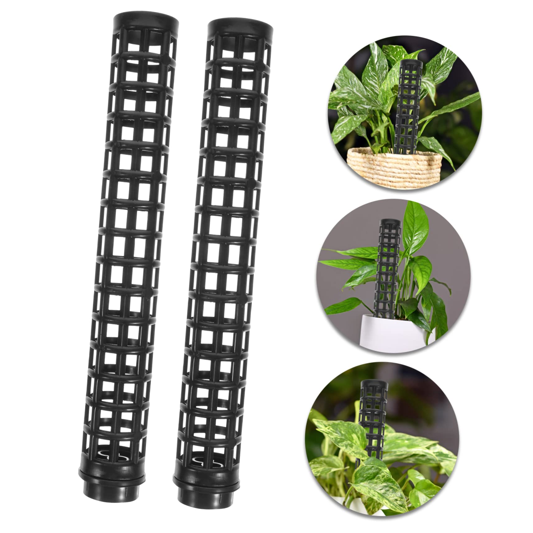 10stücke Pflanzenstützen Aus Kunststoff Für Kletterpflanzen Stackable Moosstäbe Zur Unterstützung Von Monstera Efeutute Und Anderen Rankpflanzen Für Garten Und Zimmerpflanzen