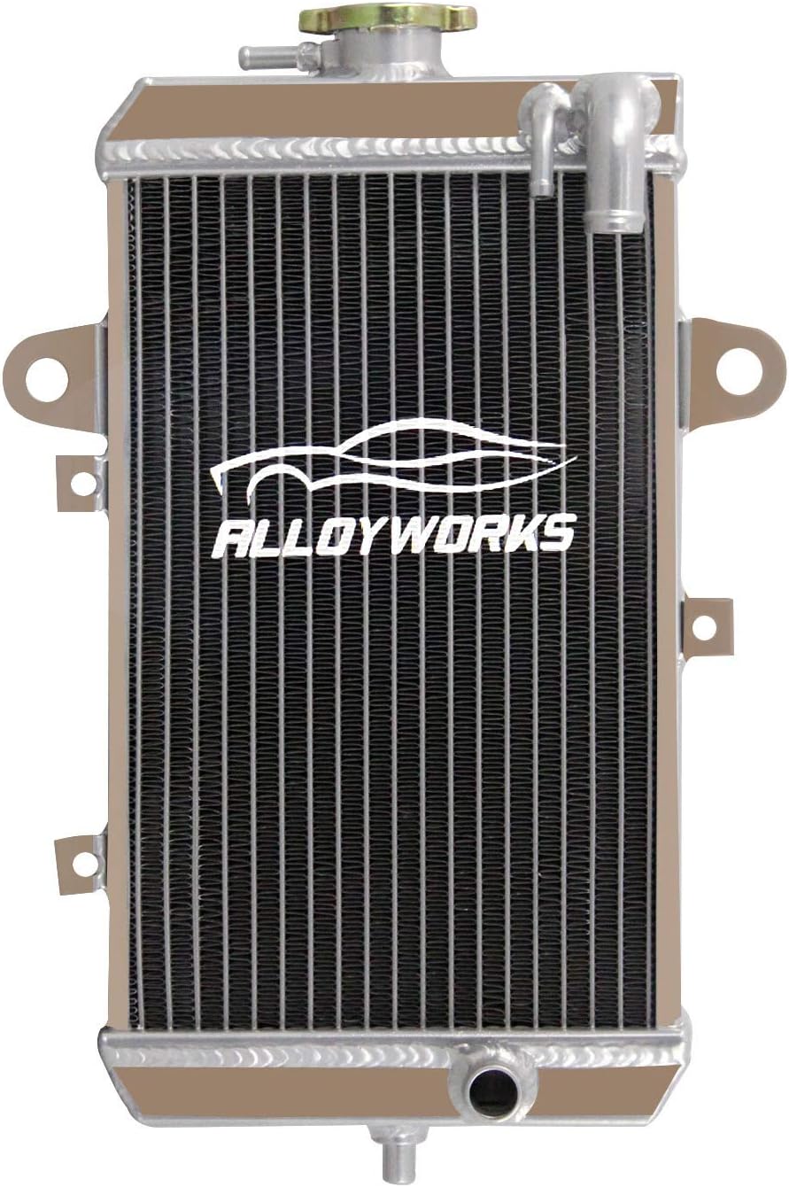 ALLOYWORKS Full Aluminum Radiator For Yamaha Raptor 700 YFM700R 2013-2018 2017 2016 2015