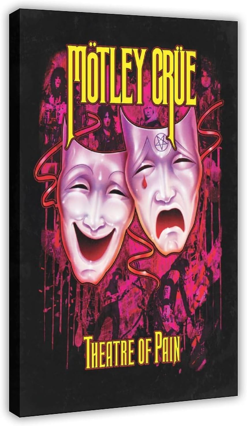 Motley Crue Poster (2) Canvas Poster Wall Art Decor Print Picture