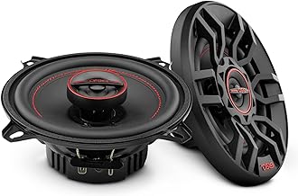 DS18 G5.25Xi GEN-X Car Audio 5.25" 2-Way Coaxial Speakers 135 Watts Max 4-Ohm - 5.25 inches Full Range Speakers with Dome Tweeters - Grill Included - 2 Speakers