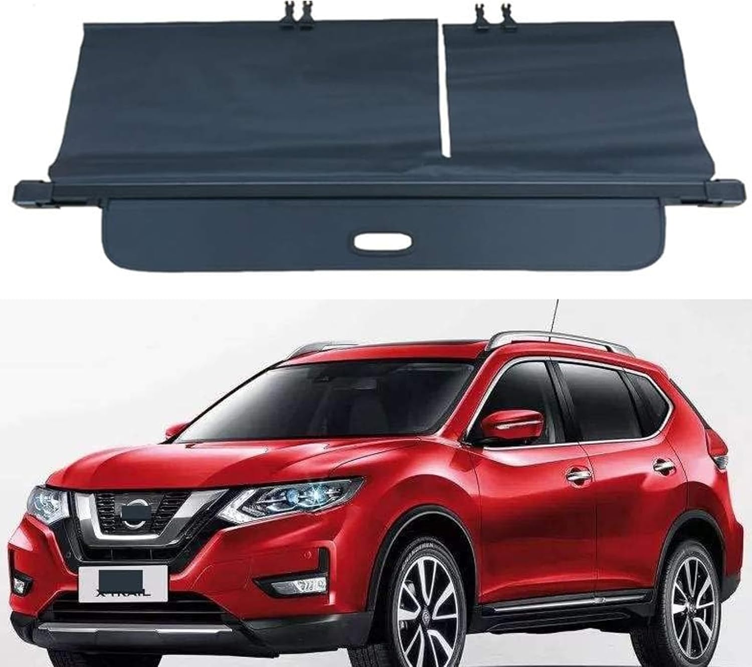EEASSA Retractable Car Rear Trunk Parcel Shelf, Auto Cargo Curtain