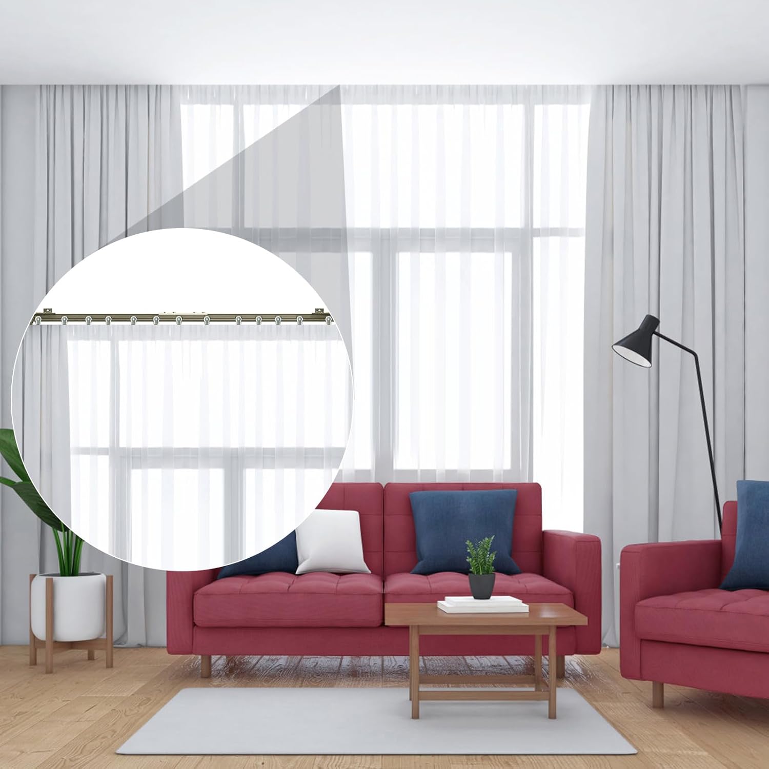 Upute za montažu vodilice za zavjese