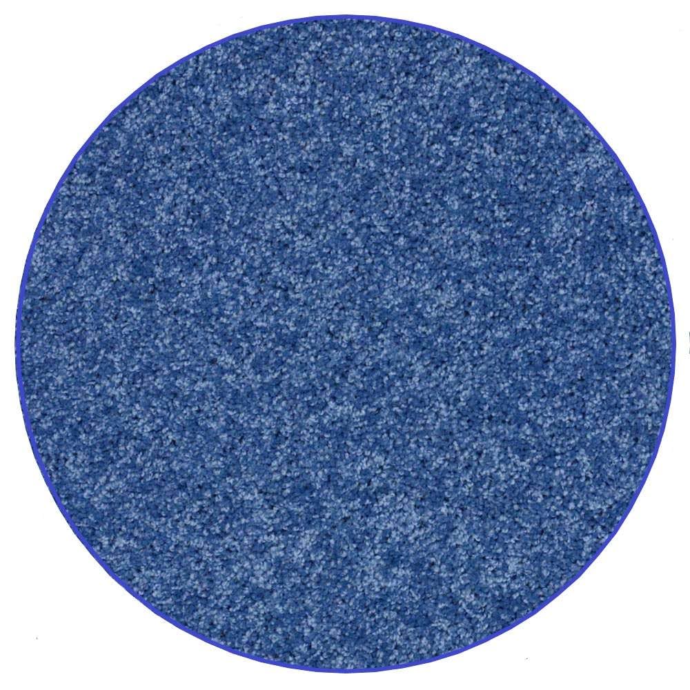 KOECKRITZ Soft and Colorful Kids Classroom Area Rugs (Passes Flammability Pill Test) Many Sizes and Bright Colors to Select from (10' Round, Royal)