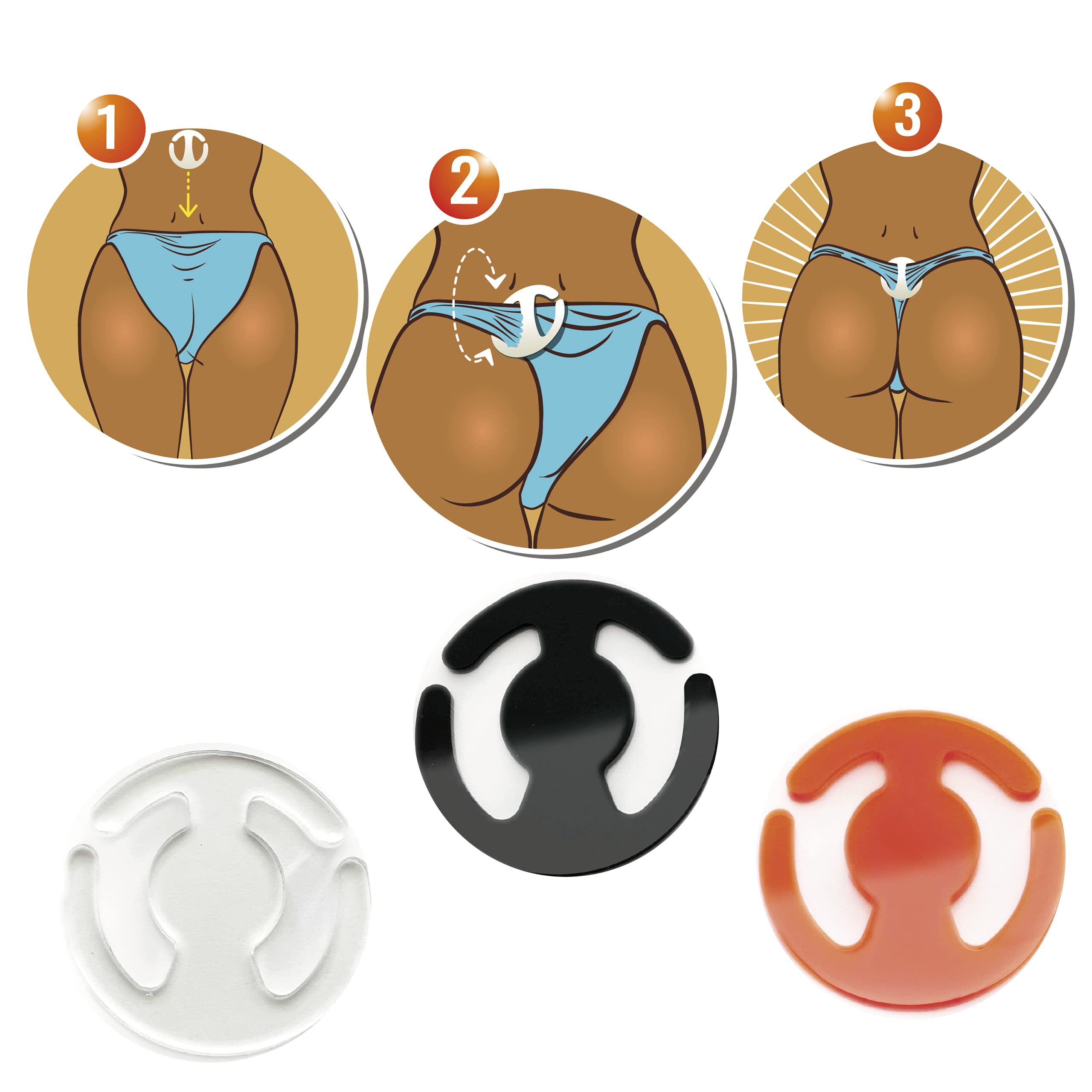 The Inventions Emporium 3 Accesorios para Convertir tu Bikini en Tanga - Tanga Bikini - Bikini Tanga - Bikini Brasileño Mujer - Bañador Tanga Mujer