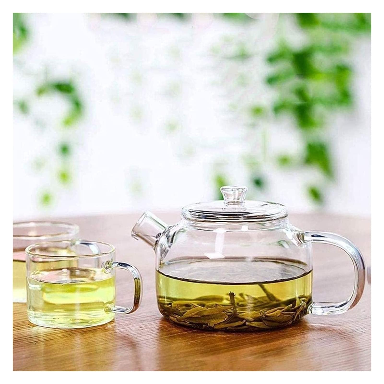 Tetera Tetera Taza de Tetera de Vidrio Transparente Tetera Tetera de Vidrio Té de Alta Temperatura Té Resistente Refinado Té Rojo
