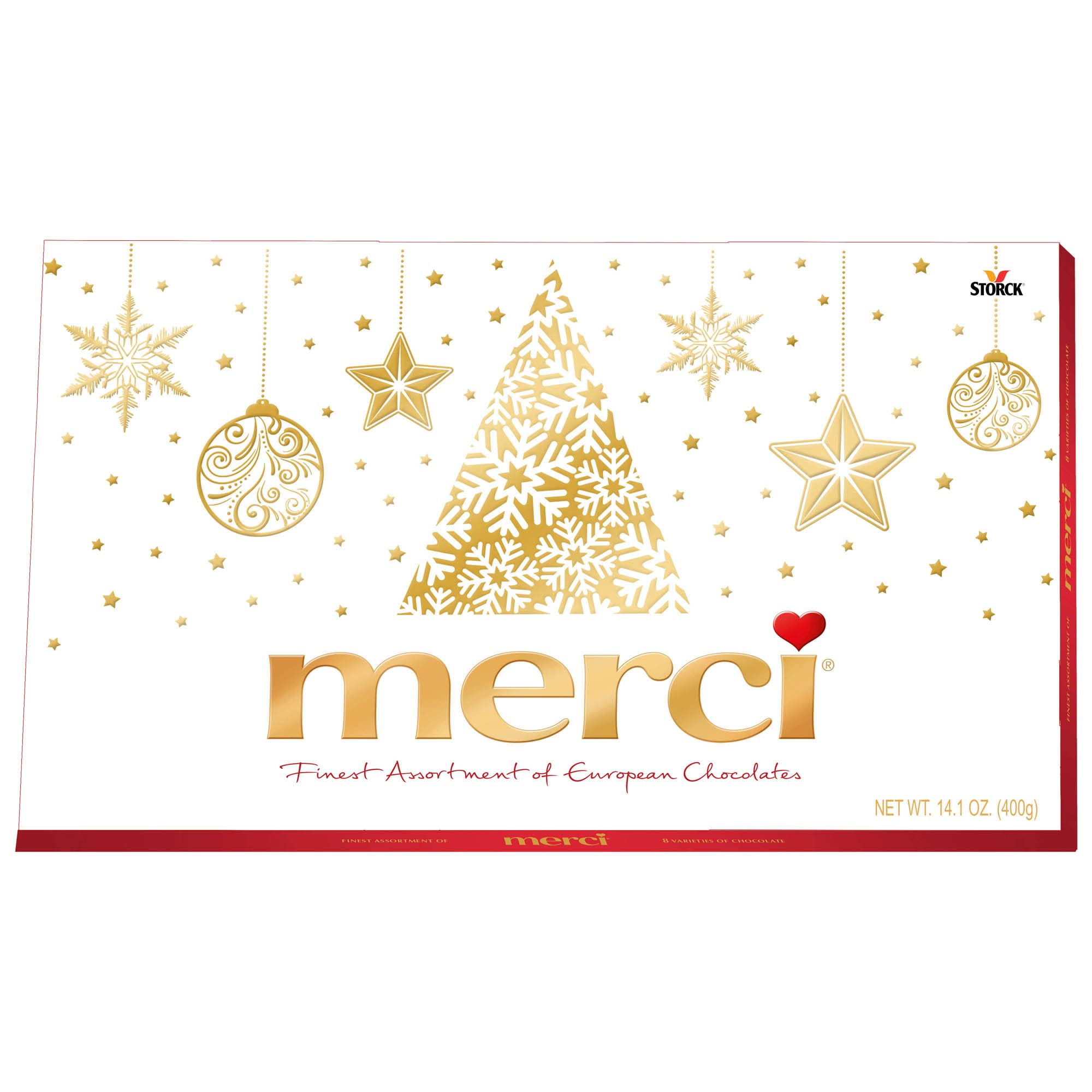 Amazon.com : Merci Finest Christmas Assorted Chocolate Candy Gift