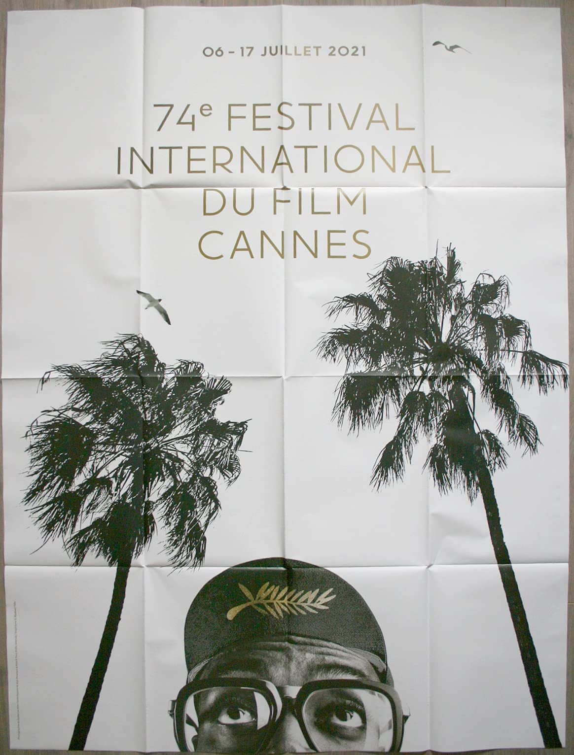 affiche cinéma Originale Grand Format - 74° Festival De Cannes: Spike Lee (formato 120 x 160 cm piegato) Anno 2021