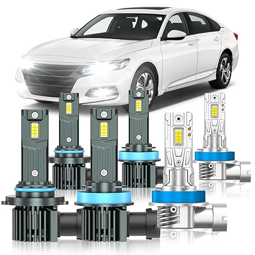 Fit for Honda Accord 2013-2015 Coupe 2008-2012 Light Bulbs, High/Low