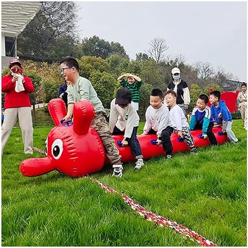 ESASAM Juegos Salvajes de Trabajo en Equipo al Aire Libre, Lugares Deportivos Divertidos, Equipo de Actividades de competición en Grupo de Juegos (Color : 5-Seater, Size : Kids)