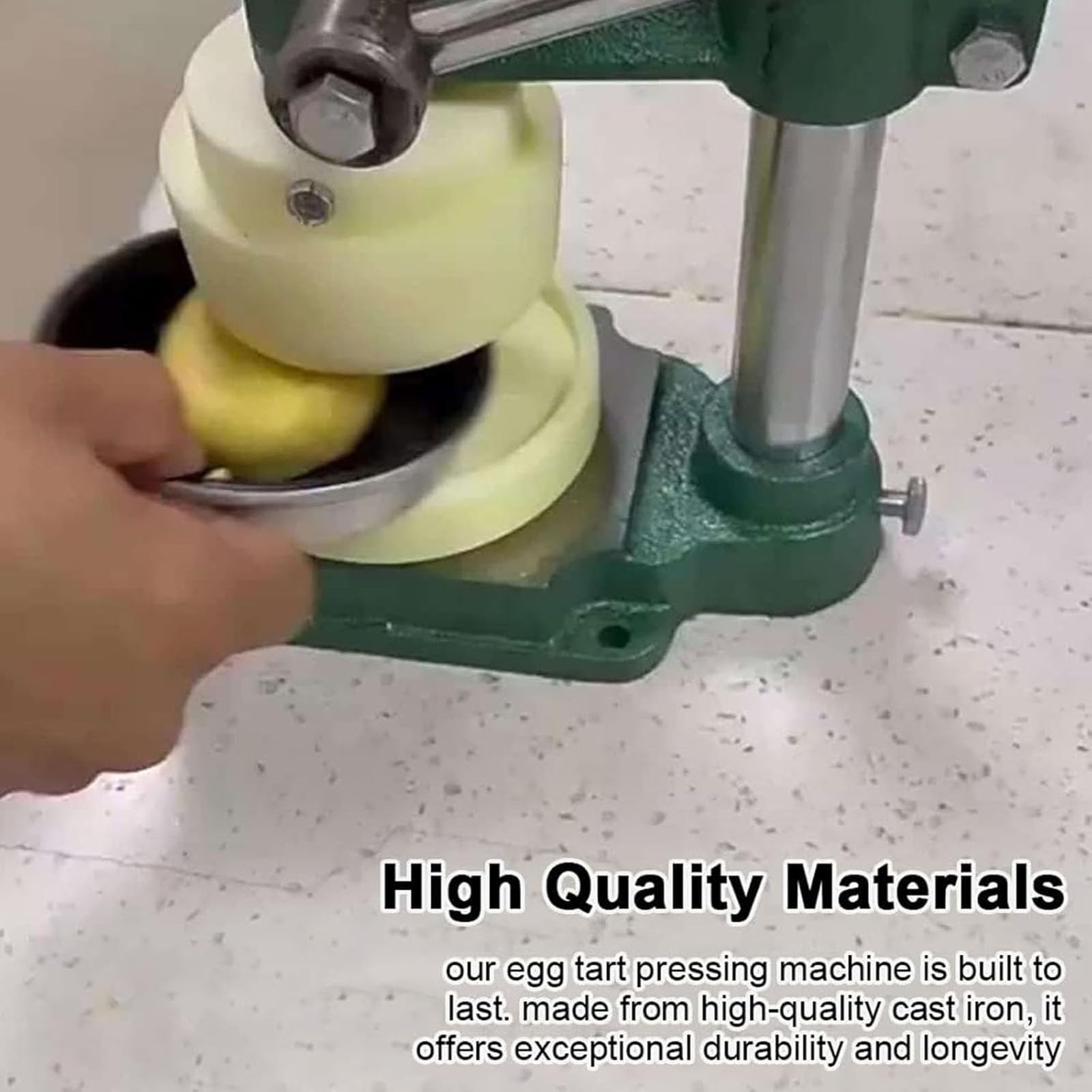 Macchina Manuale Per Pressare Le Crostatine Alluovo, Strumento Per Realizzare Gusci Di Crostata Alla Crema, Antiaderente, Cottura Efficiente, Per Casa, Ristorante, Pasticceria, Sala Da Pranzo