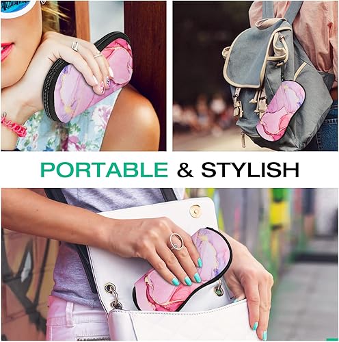 Miniatura 77 de MoKo - Estuche suave, ultra ligero, de neopreno, para lentes de sol, con cremallera y clip para cinturón