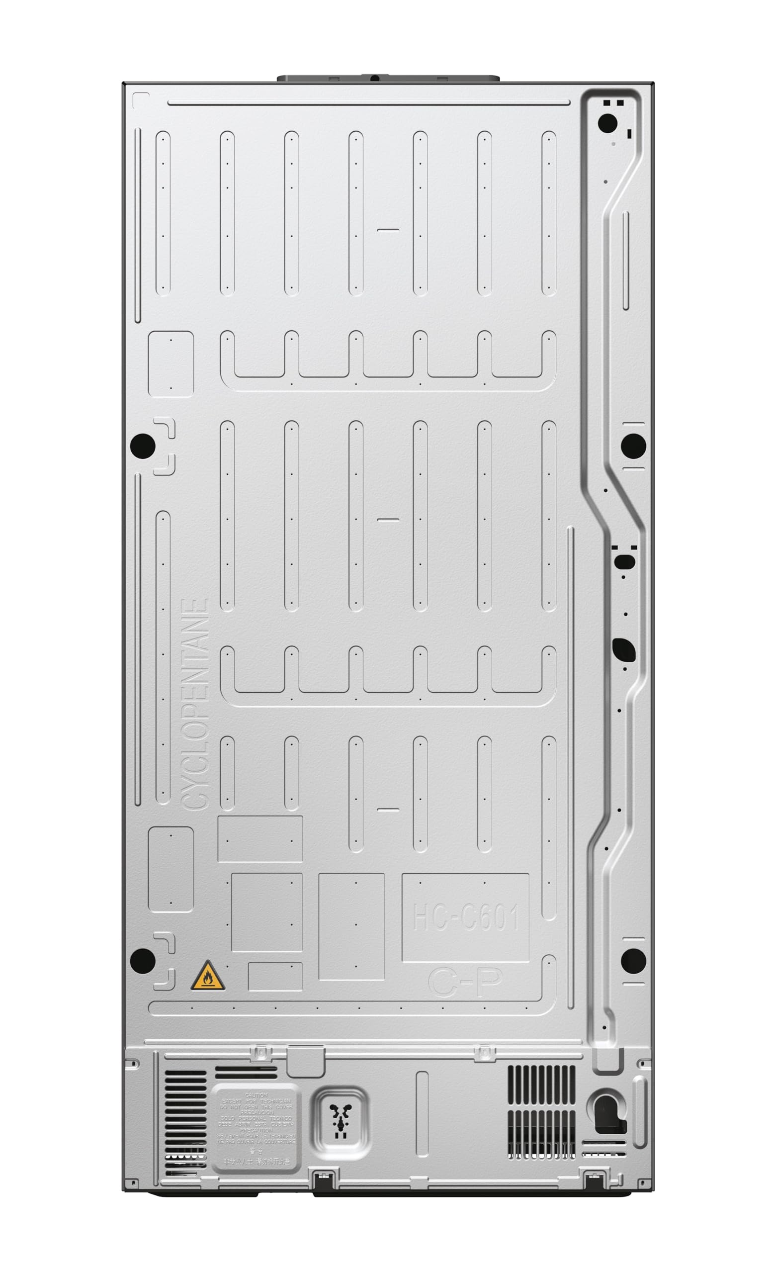 Haier CUBE 83 SERIE 5 HCW58F18EHMP Frigorifero Frigorifero/Total No Frost/Smart Hon-App/Dispenser Acqua & Macchina per cubetti di ghiaccio/ABT Pro/HumidityZone/MySwitchZone/Acciaio inossidabile