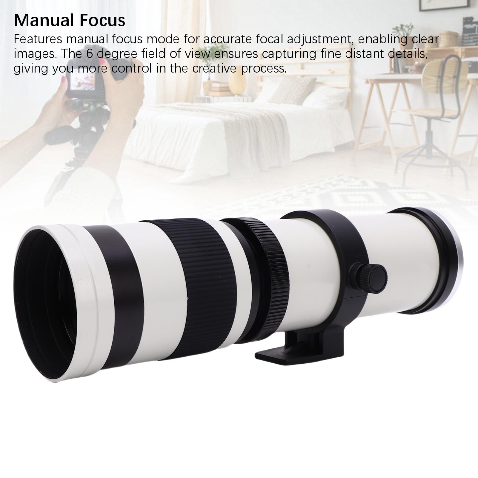 Amazon.co.jp: FUNFANG 420-800mm 望遠ズームレンズ 高性能キャプチャ