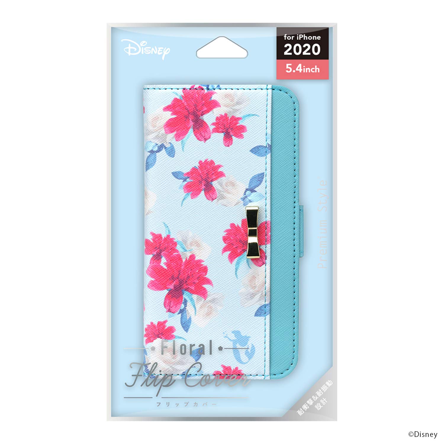 Premium Style iPhone 12 mini用 フリップカバー アリエル PG-DFP20F03ARL