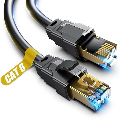 Vabogu Cat 8 Ethernet Cable 1.5Ft