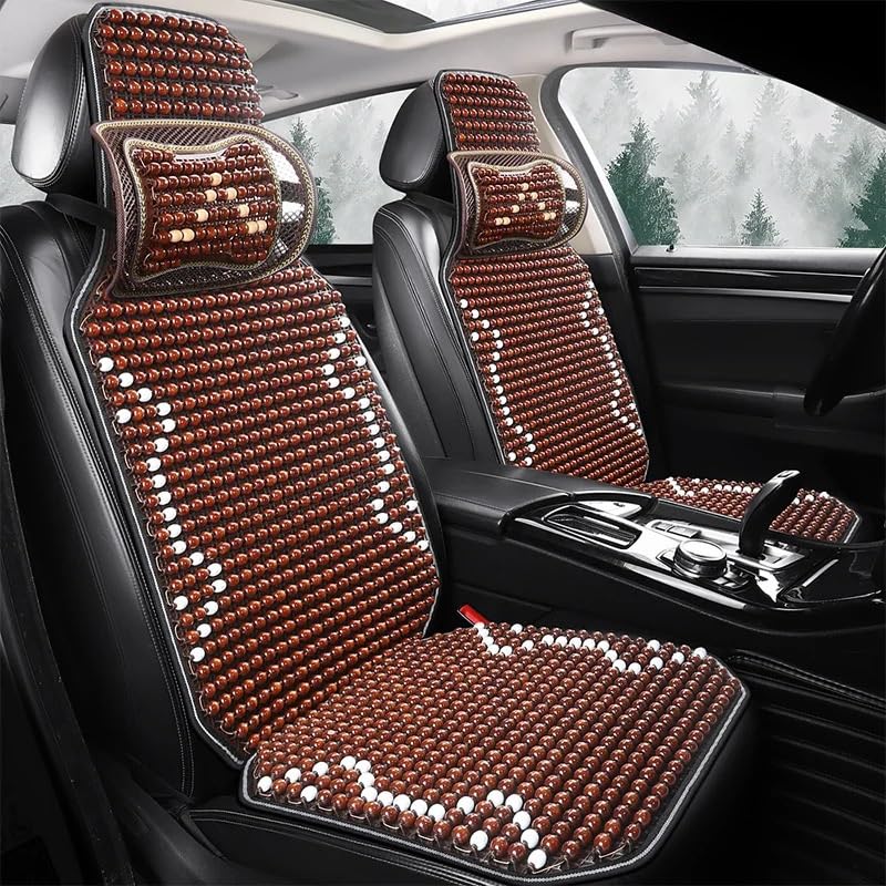 Mophorn Coprisedili Universali per Auto Sedili Anteriori 6 Pcs Coprisedili in Ecopelle, Disegno