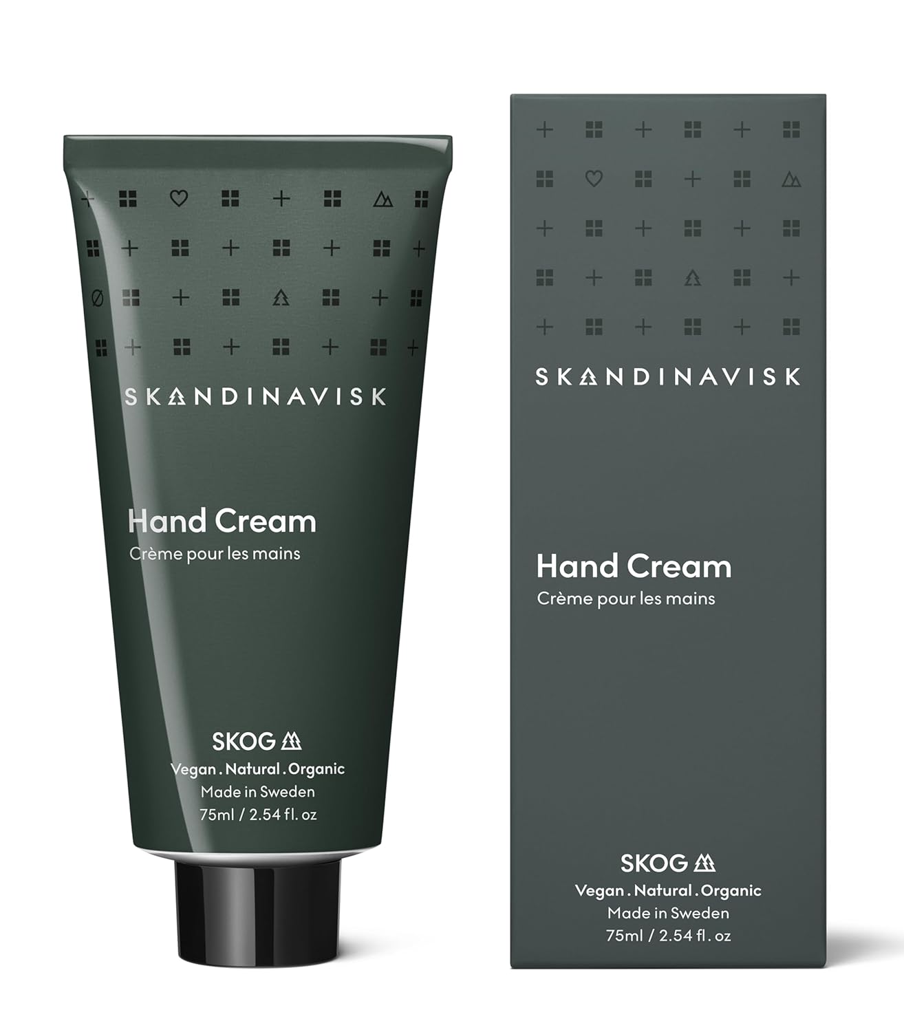 Skandinavisk FJORD Hand Cream, Scent Notes: Green Apple, Pear Blossom, Orchard Fruits and Redcurrants, Vegan Formula, 2.54 fl. oz.