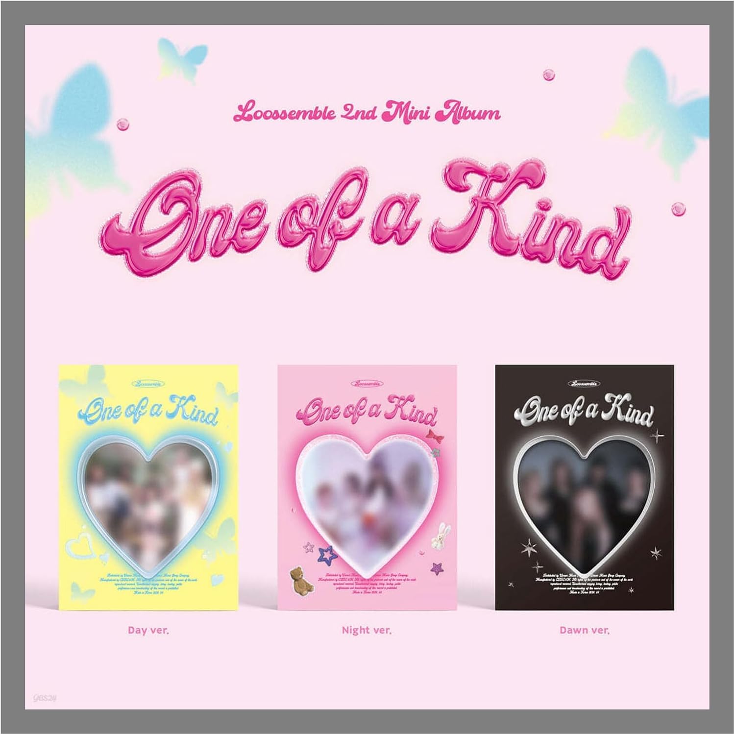 DREAMUS Loossemble One of a Kind 2nd Mini Album Contents+Photocard+Tracking Sealed LOONA Assemble (Standard Set(Day+Night+Dawn))