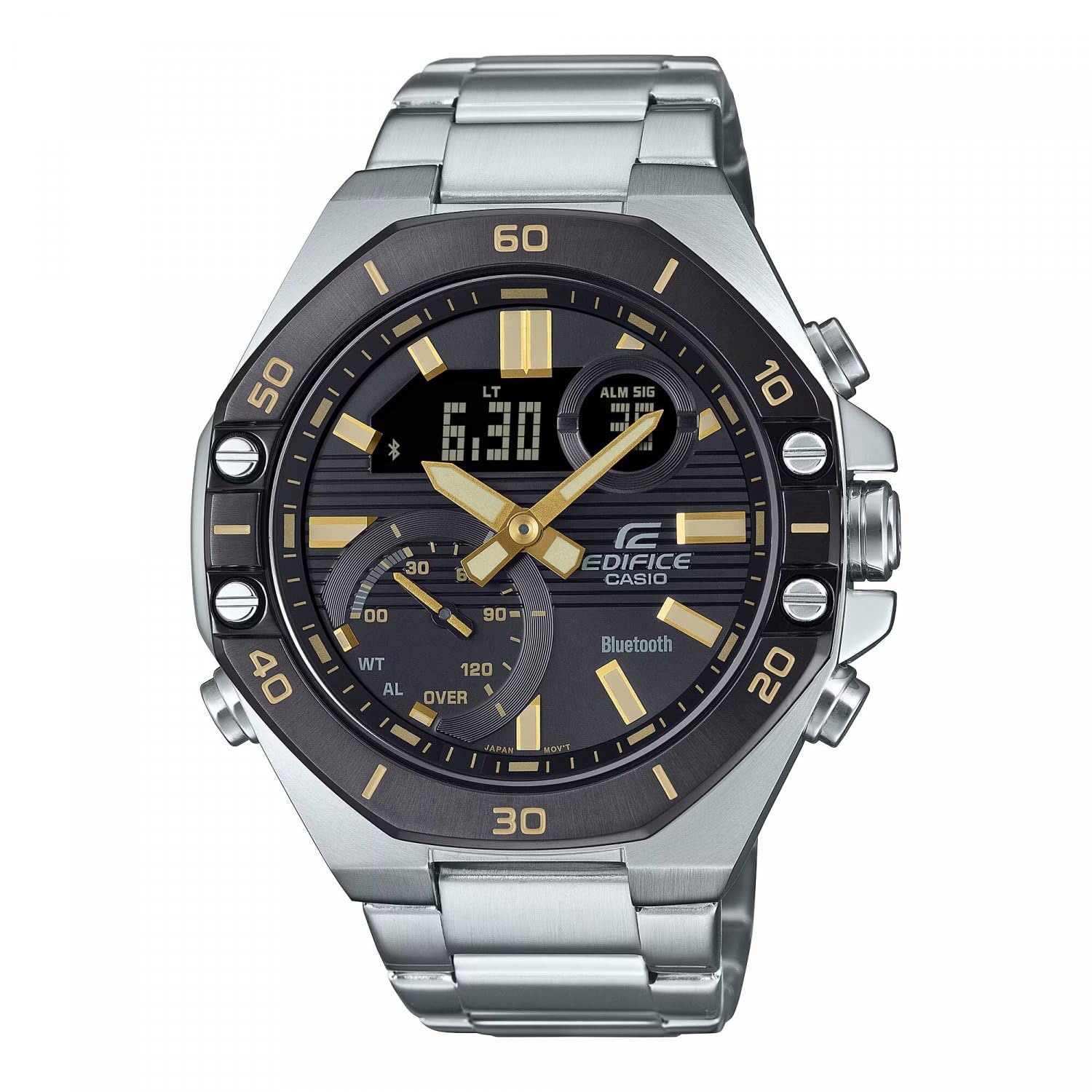 Casio Watch ECB-10DB-1A9EF, Plata, Pulsera