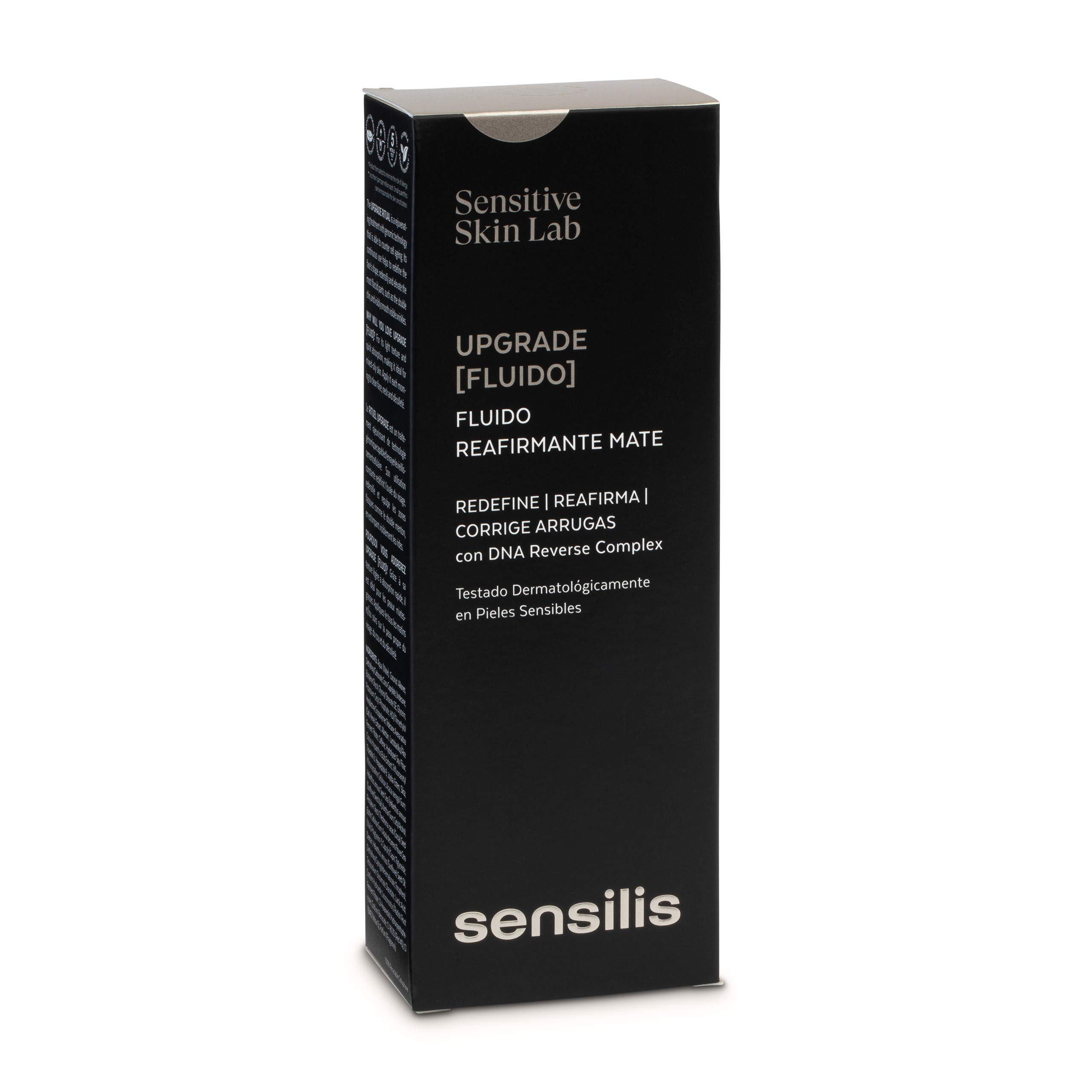 Sensilis Upgrade - Fluido Facial Mate y Reafirmante para Piel Sensible - 50 ml & Upgrade AR, Crema Reafirmante Calmante y Antirojeces para Piel Sensible, 50 Mililitros