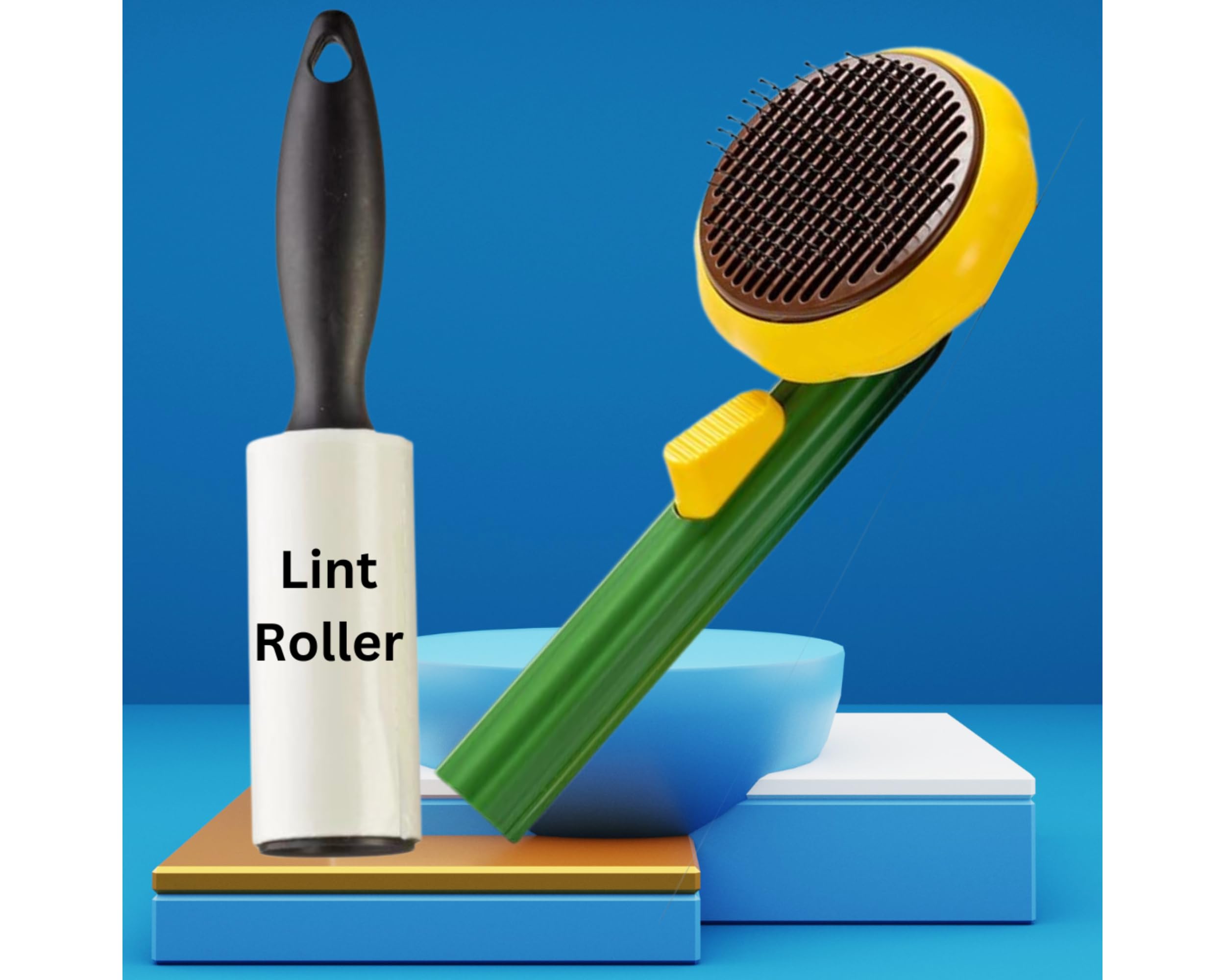 CHANCEUX Dog Cat Rabbit Self Cleaning Hair Pet Brush + Bag for Accessories + Cloths Hair Lint Remover Roller, Grooming Slicker Brush for Dogs Cats Kitten Bunny Hamster Guinea Pig, * Random Color * (B0CL4XRNNR) Amazon Price History, Amazon Price Tracker