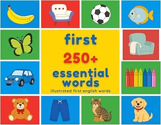 First 250+ Essential Words: Illustrated First English Words, Best Books for Kids, Words book for kids, Early learning activity book