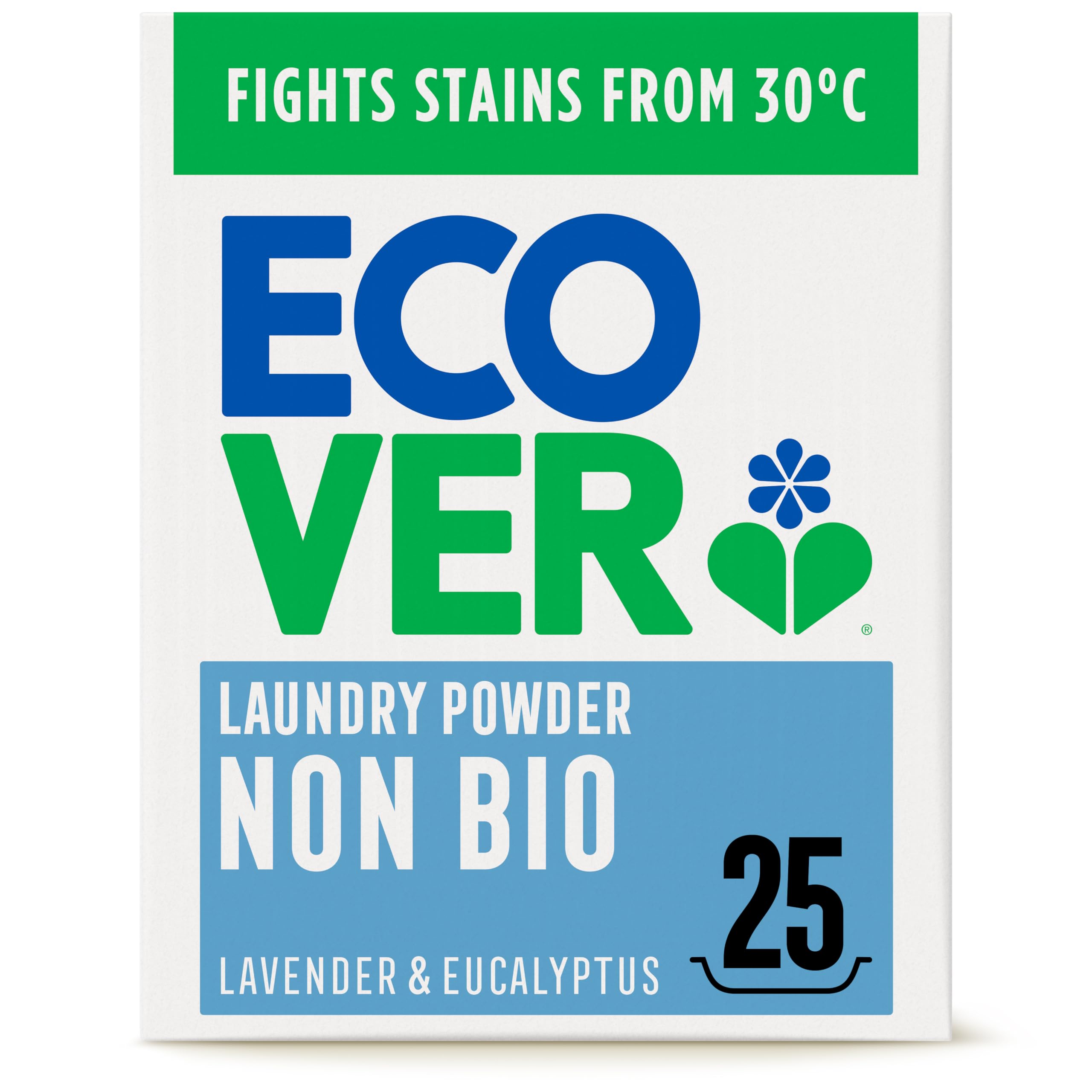 Ecover Lavender & Eucalyptus Non Bio Laundry Washing Powder 1.875kg