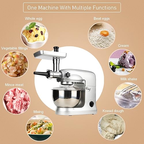 Miniatura 8 de Mezcladores de cocina, batidora eléctrica automática de huevos, batidora de masa, picadora de carne, licuadora de jugo, mezclador eléctrico