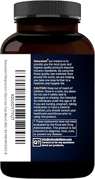 Naturebell Pure Magnesium Glycinate 500mg, 240 Veggie Capsules | 100% Chelated & Purified 3rd Party Tested, Vegan Friendly, Non-GMO, Filler Free