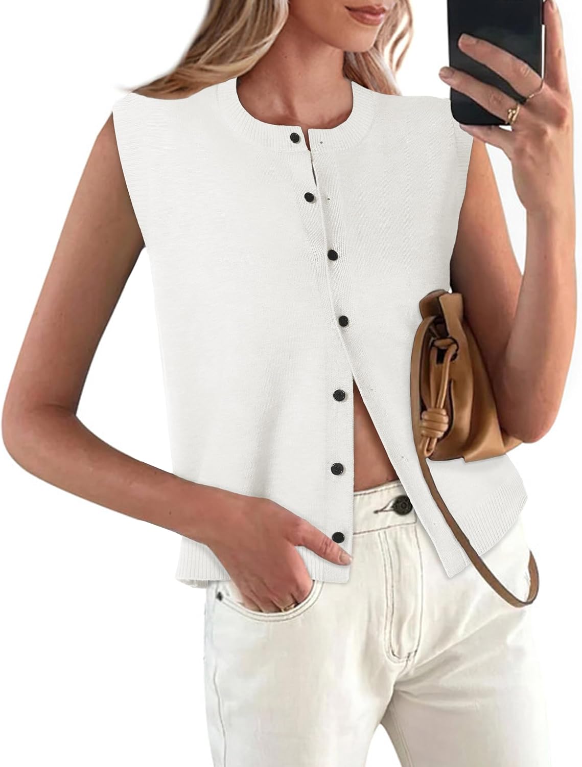 COCCKO Womens Sweater Vest