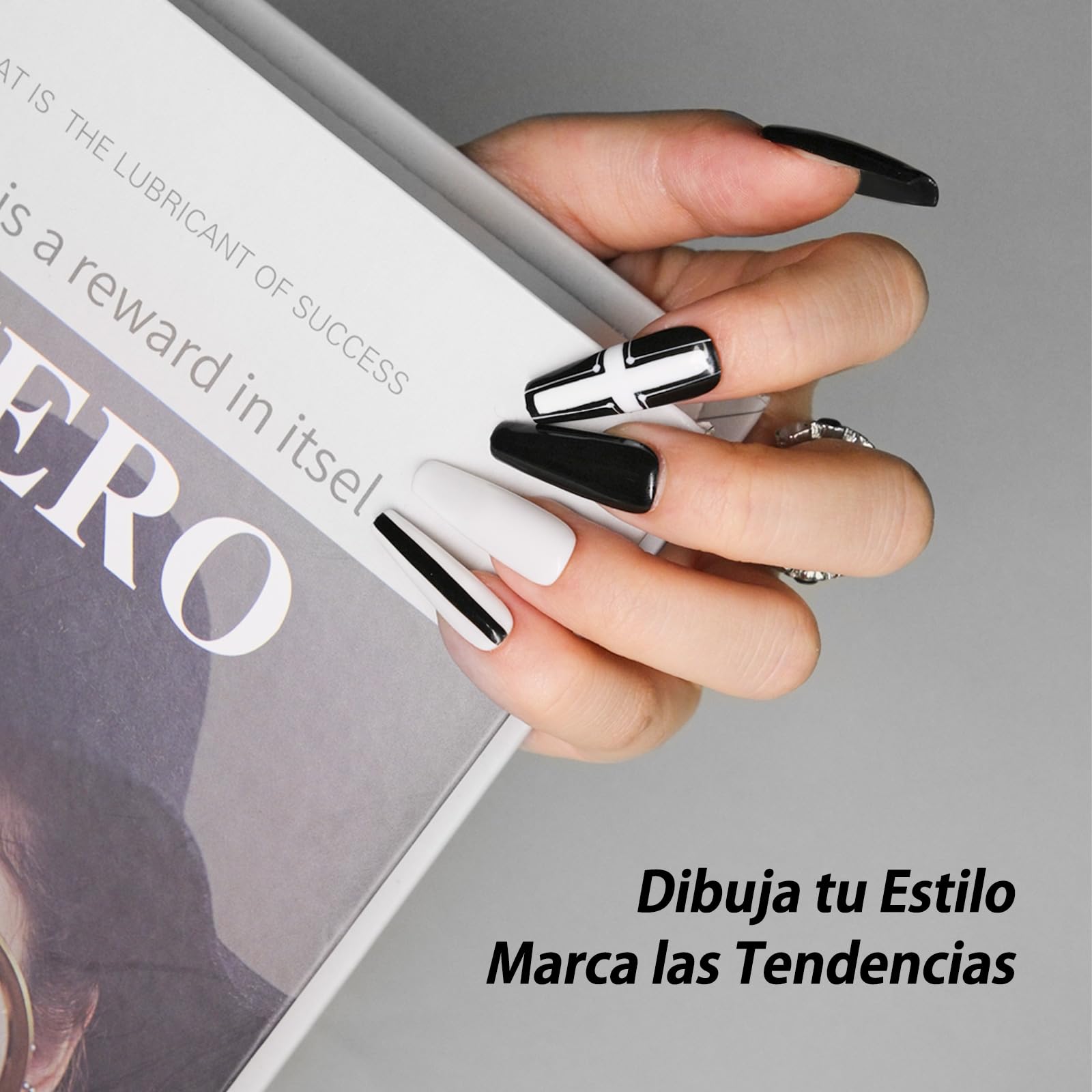 Pinceles para Uñas Set de 8 con tapas protectoras y bolsa de almacenamiento,Pinceles Nail Art con Pincel Liner,Dotting Pen,Pincel Francés y más para Uñas en Gel y Manicura Profesional