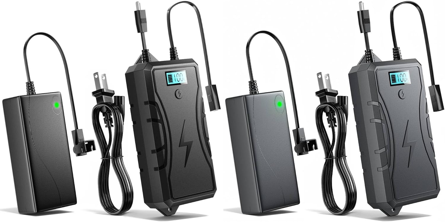 Battery Pack for Reclining Furniture, 2500mAh Universal Recliner Battery Pack Rechargeable with LED Display for Electric Recliner, Sofa, Couch, Lift Chair, 2-Pin Motion Furniture