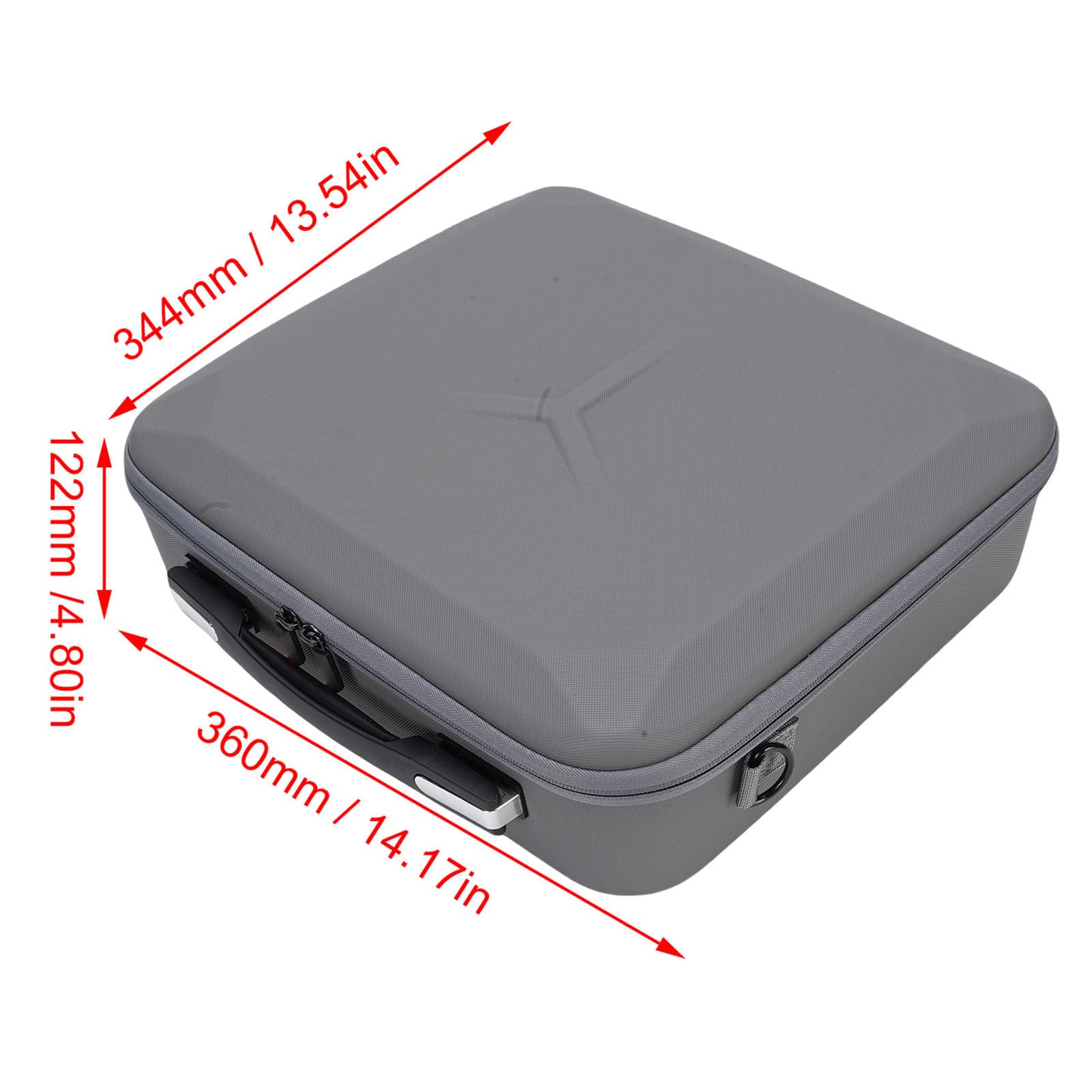 Zunate Borsa Portatile per Drone per 4 Pro Design Ammortizzante con Maniglia Retrattile per Avventurieri