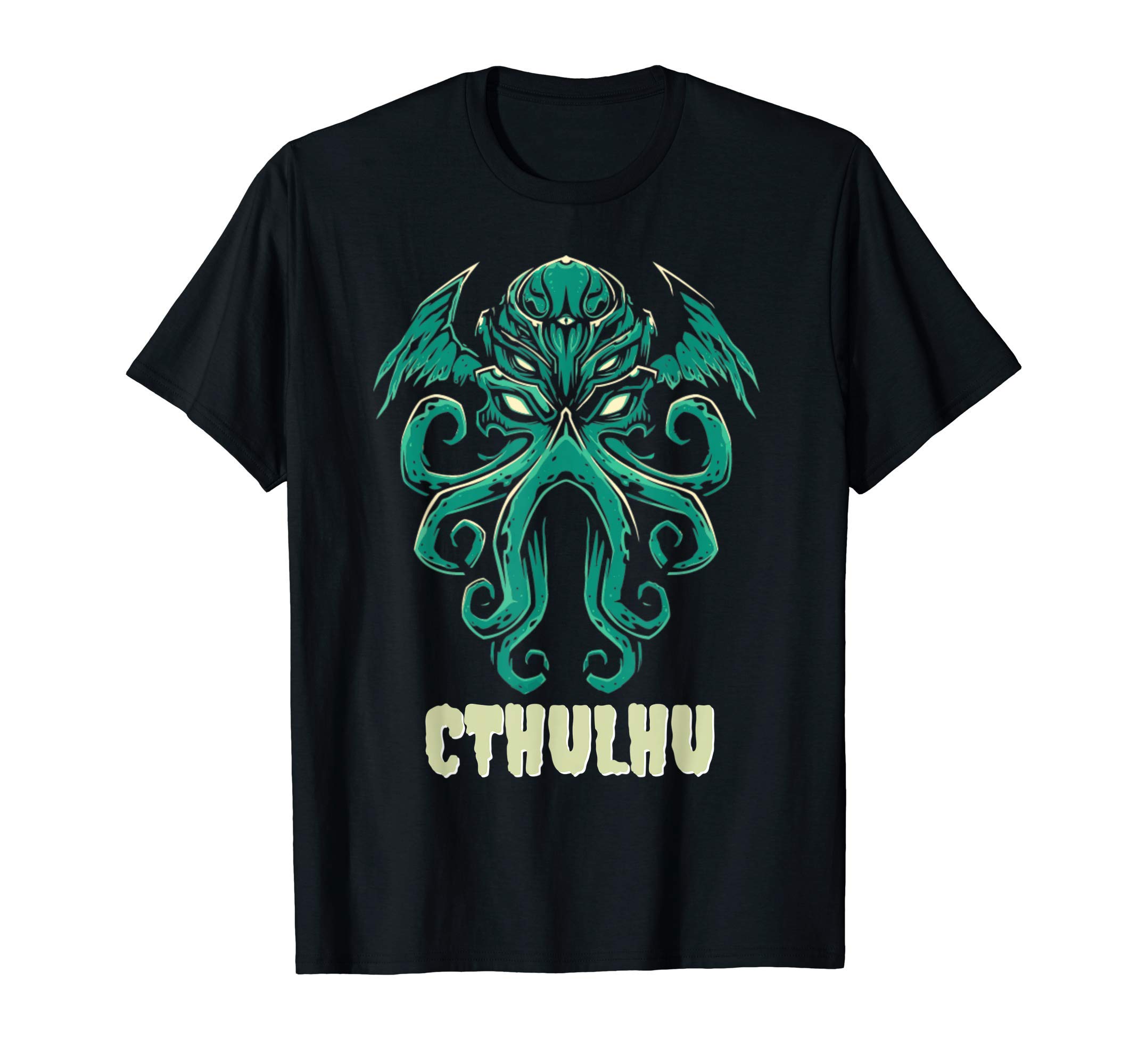 Cthulhu Mythos - Illustration of Cthulhu Death May Die Face T-Shirt