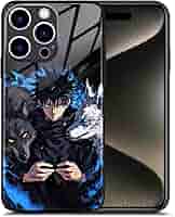 Amazon.com: Megumi JJK Manga Silicone Tempered Glass Phone