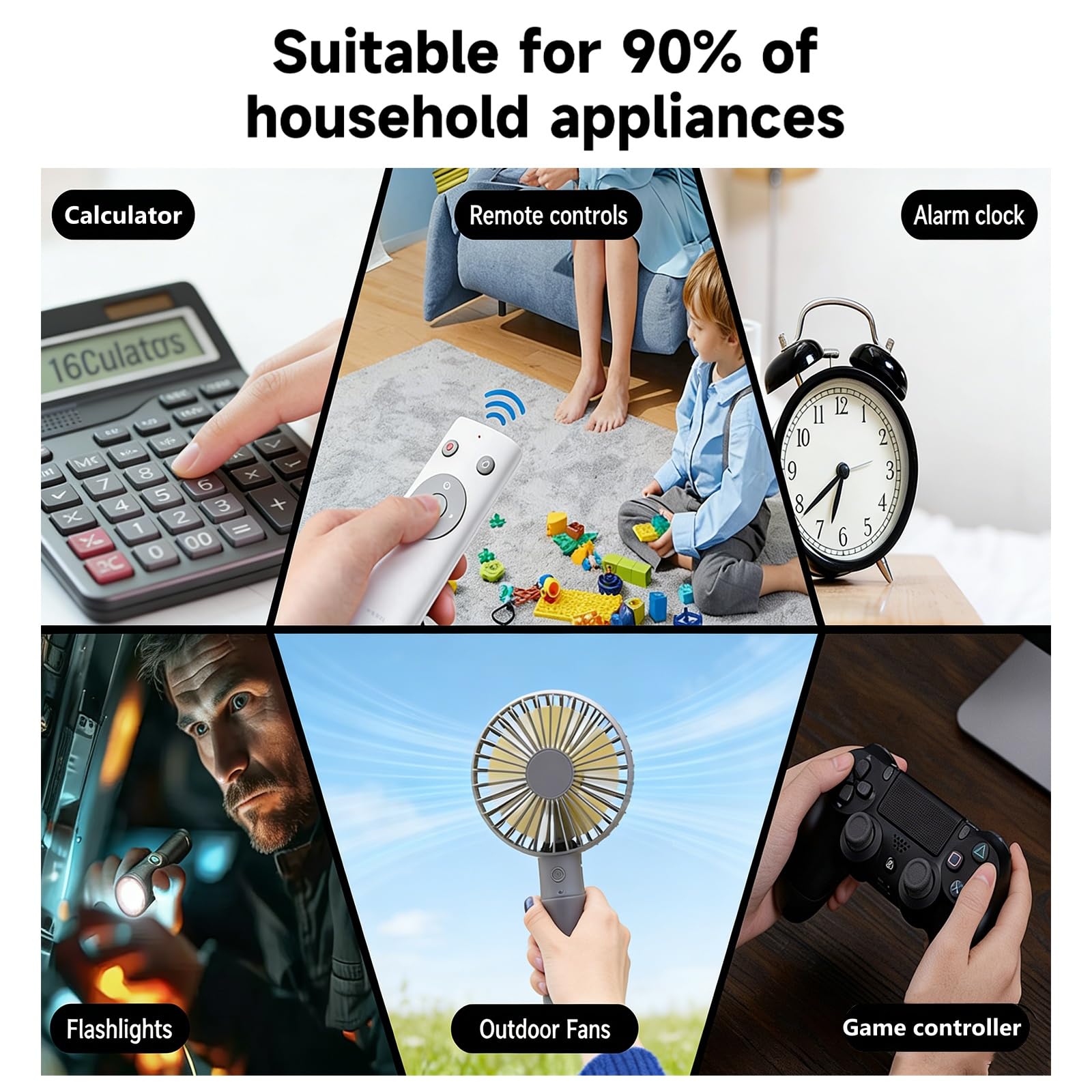 CITYORK Cargador de batería Universal LCD de 16 bahías para batería Recargable doméstica Ni-MH Ni-CD de 1,2 V C D AA AAA, Carga rápida