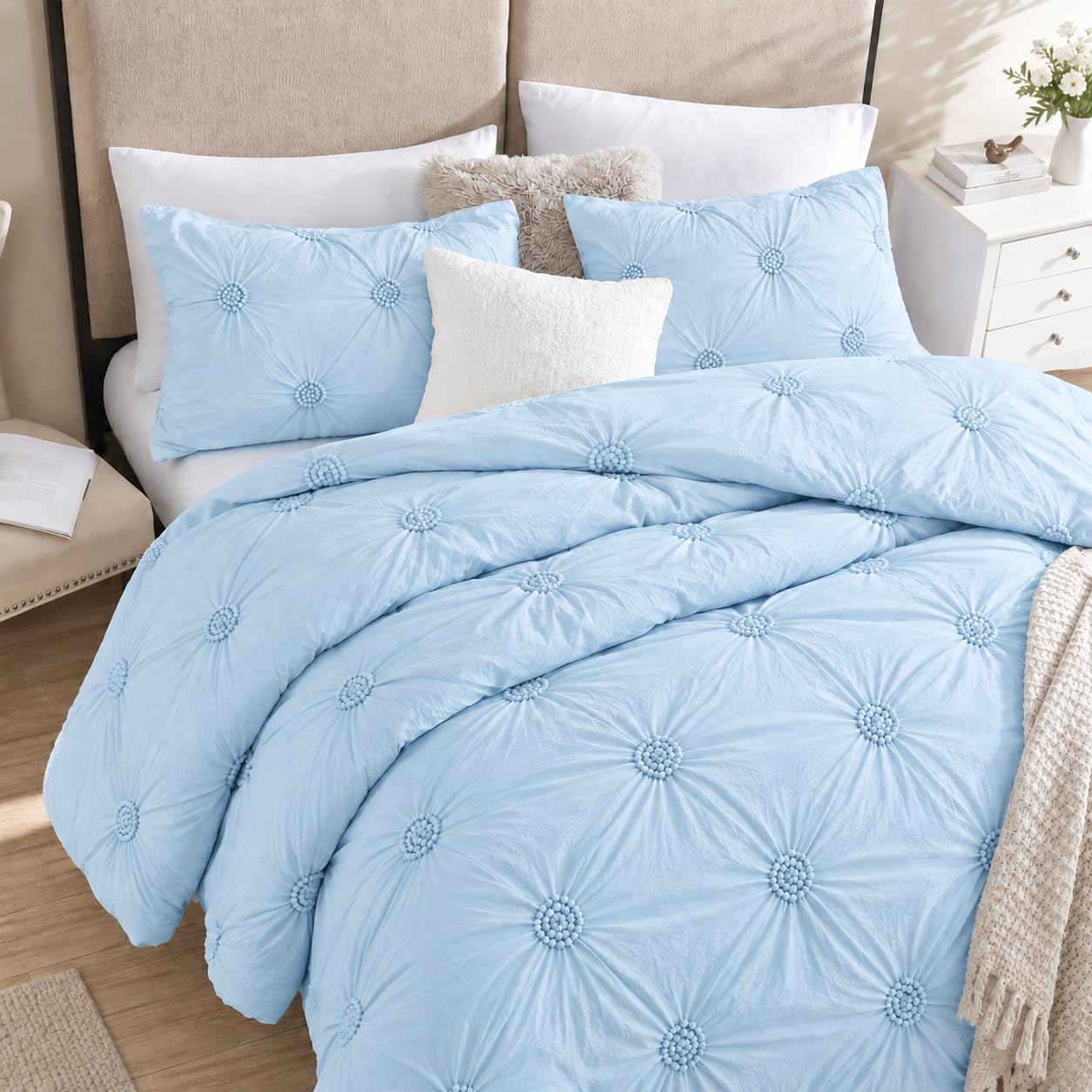 Amazon.com: Swift Home Twin/Twin XL Comforter Set, 3D Floral, Baby
