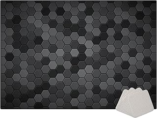 Chair Mat For Carpeted Floor 100 × 120 cm, Office Chair Mat, Gaming Chair Mat, Multi-Purpose Carpet Protector, Computer Desk Chair For Hardwood Floor, Protects Floors, Anti-Skidding Stop Noise