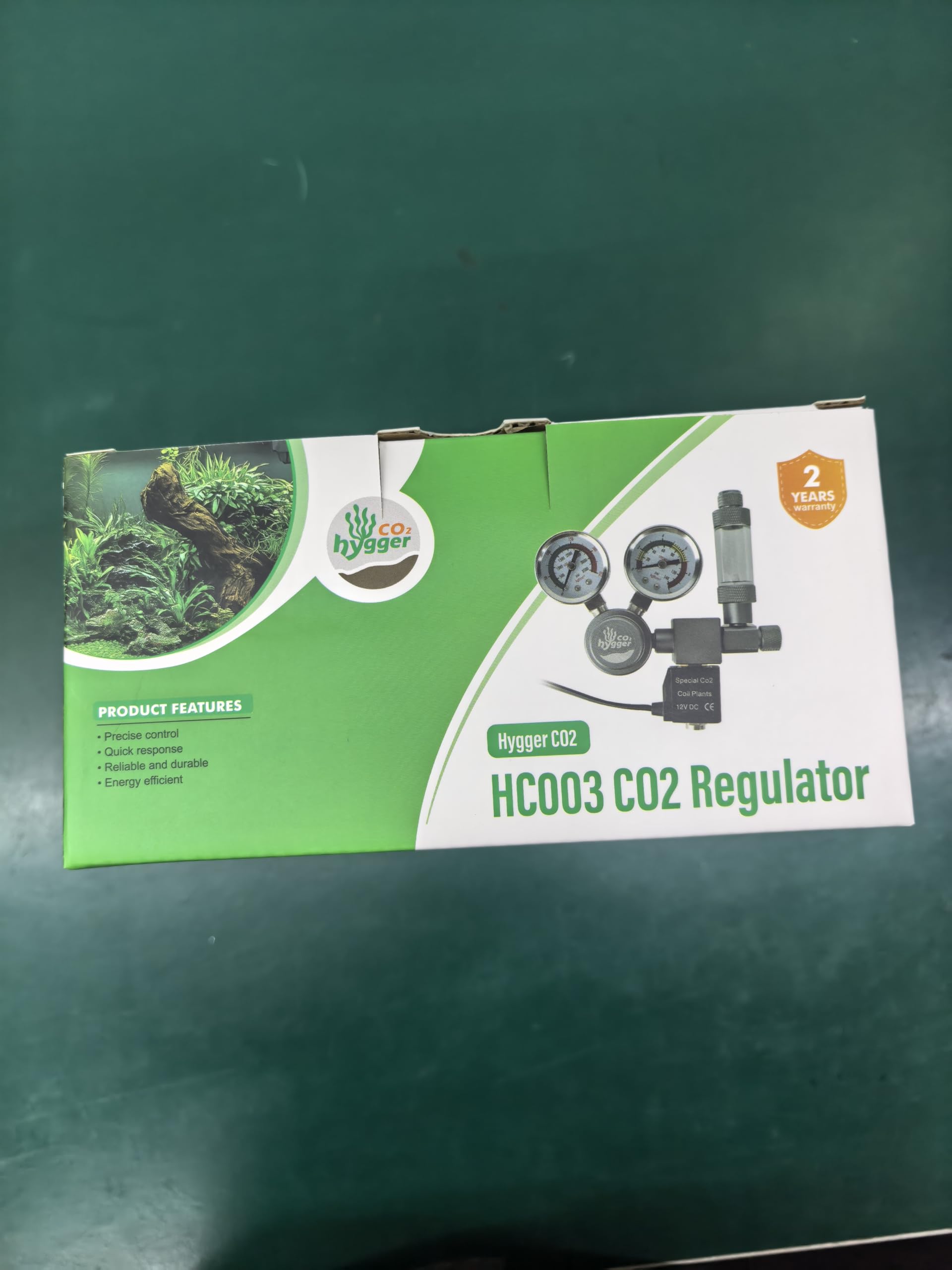 Regulador co2 Acuario DC Solenoide,co2 Regulator para Acuario Calibre Doble | Display preciso doble calibre, contador burbujas con válvula retención, Válvula aguja giratoria control preciso la salida gas