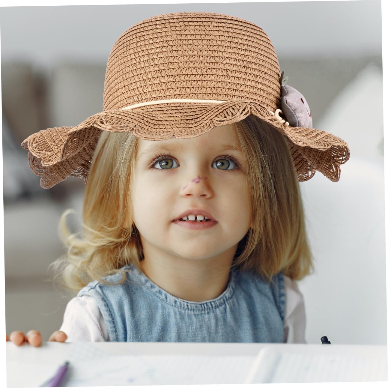 Parasol Sling Bag Shoulder Bag Sombrero de Color Caqui Gorro Bucket Hombro Gorra de Verano al Aire Bolsa de Almacenamiento de Sombrero de Bloque Solar Khaki
